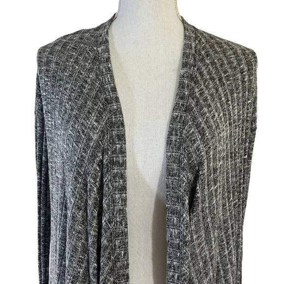 American Eagle Gray Open Duster Cardigan Sweater Soft Long Sleeve Small - Picture 4 of 6